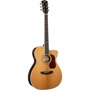 CORT COGOOC8NG Folkgitaar, GOLD OC8, Natur, voorversterker, Softcase