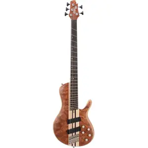 CORT COA5BSCMSOPBN Basgitaar, A5 Beyond, Open Pore Bubinga Natural, 5 snaren, TasVendu parbax-music