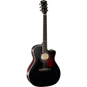 CORT COGOA8BKG Folkgitaar, GOLD A8, Black Gloss Top, natuur Korpus, vo...Vendu parbax-music