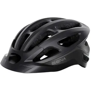 Sena R1 EVO Casque de Vélo Connecté, Matte Black, L pas cher