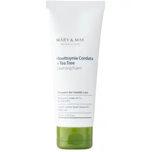 Mary & May Houttuynia Cordata + Tea Tree Cleansing Foam -  isticí P na Na Problematickou Ple  pas cher