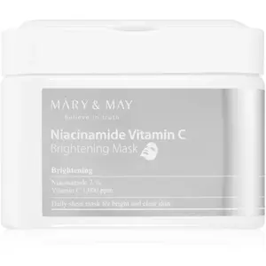 Mary & May Niacinamide Vitamin C Brightening Mask - Rozjas ující Ple ová Maska ( 30 Ks )Vendu pargalaxus