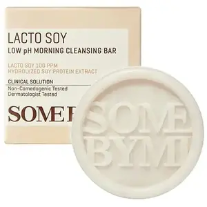 Some By Mi, Nettoyant pour le visage, Lacto Soy Low Ph Morning Cleansing Bar - 90 Grammes (Savon) pas cher