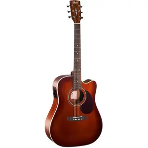 Cort MR500E, brown open pore - Elektro-akoestische gitaar, staalsnarig - naturel pas cher