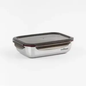 Boîte hermétique CUITISAN de conservation inox rectangle 1900ml pas cher