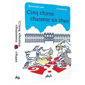 Cinq Chiens Chassent Six Chats pas cher