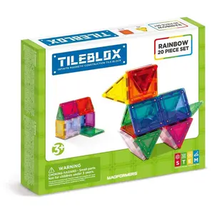 Titleblox Tileblox Rainbow set, 20dlg. pas cher