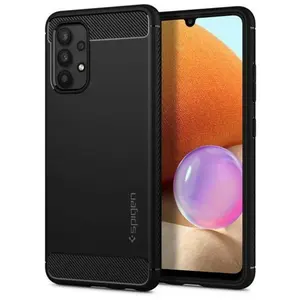 Spigen Rugged Armor Samsung Galaxy A52 / A52S Hoesje Back Cover Zwart pas cher
