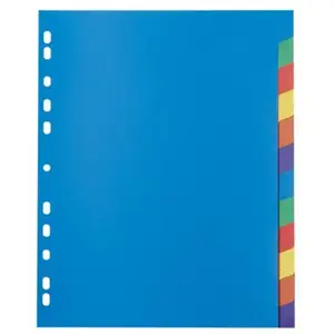 Cartorel - Intercalaires Polypropylene 35/100 Eme A4 - Jeu De 12 pas cher