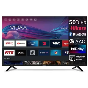 Hikers TV QLED 4K UHD 50 (127cm) Smart TV VIDAA OS - Netflix Prime Vid... pas cher