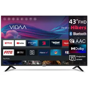 Hikers Smart TV LED Full HD 43 (109 cm) VIDAA OS-43Z1-DVB-T2/S2 Netfli... pas cher