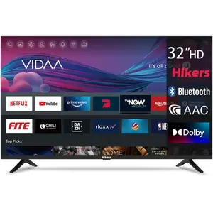 Hikers Smart TV VIDAA 32 Pouces (80cm) TV LED HD - Netflix Prime Disne... pas cher