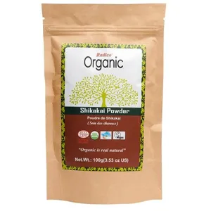 Radico Poudre Indienne Bio Shikakai 100 Gr - Dégraisse Le Cheveu pas cher