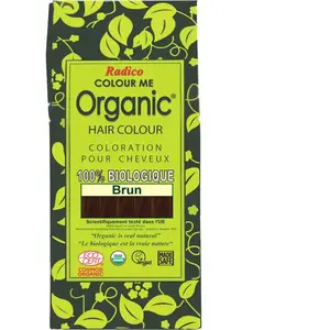Radico COLOUR ME ORGANIC Brown / Bruin 100% Natuurlijke BIO ORGANIC 9-... pas cher