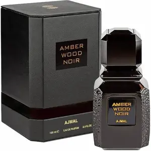 Ajmal Amber Wood Noir for Unisex 3.4 oz EDP Spray pas cher