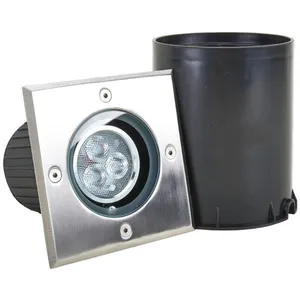 LUCANDE Led Spot encastrable dans le sol 'jos' en aluminium