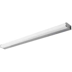 Lindby - LED wandlamp - 1licht - metaal, acryl - H: 4 cm - chroom, wit...Vendu parbol
