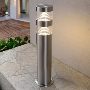 Lindby Led Borne Eclairage Exterieur 'Lanea' en inox pas cher