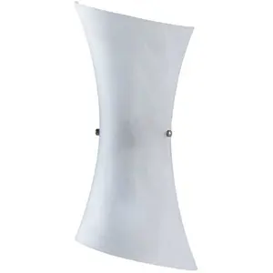 Lindby - wandlamp - 2lichts - glas, metaal - H: 38.3 cm - E14 - wit al...