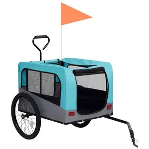 VIDAXL Remorque de bicyclette VENTE-FLASH - Remorque de vélo - pour ch... pas cher