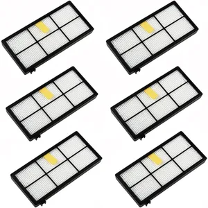 6 Pièces Kits d'Accessoires de Filtres de Rechange pour iRobot Roomba ... pas cher