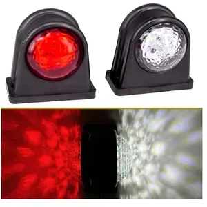 2X8 led feux de position latéraux 12 / 24V lampe latérale de remorque ...Vendu parmanomano