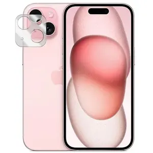 123 Pour iPhone 15 6.1" :1 Film Protection Objectif Caméra Arrière en Verre Trempé 9H Haute Définition Transparent- Yuan Yuan -Vendu parcdiscount