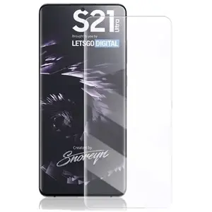 123 Lot de 2,Verre Trempé Samsung Galaxy S21 Utra 6.8",Film Protection écran,Anti Rayures,sans Bulles d'air,Ultra Résistant-Yuan Yuan pas cher