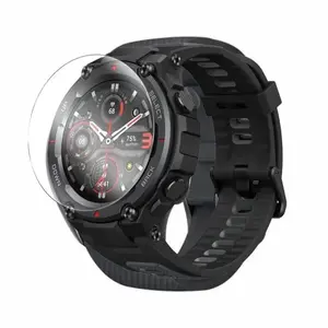 123 Verre Trempe pour Amazfit T-REX Pro 1.30"[Pack 2] Film Vitre Protection Ecran Utra Resistant -Yuan Yuan pas cher