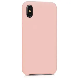 123 Coque en silicone compatible pour iPhone X - XS - Rose - Yuan Yuan pas cher