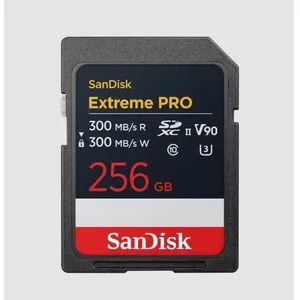 Carte Mémoire SD SanDisk Extreme PRO 256Go SDXC UHS-II jusqu'à 300MB/s... pas cher