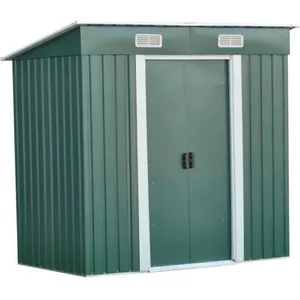 Abri de jardin en métal - Bonne qualité - 2.05 m² - Vert - Traditionne... pas cher