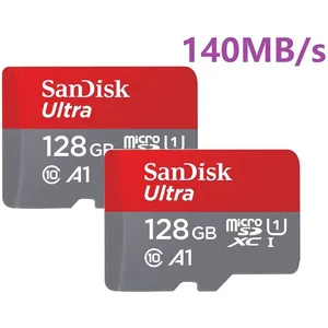 Lot de 2 Carte Mémoire Micro SDXC SanDisk Ultra 128Go Vitesse de Lectu... pas cher