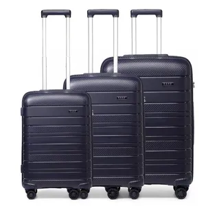 Kono Set de 3 Valises (55/65/76cm) Rigide Ensemble de Bagages en Polyp... pas cher
