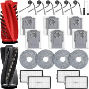Lot De 24 Accessoires Pour Robot Aspirateur Roborock Saros 10R 2 Bross... pas cher