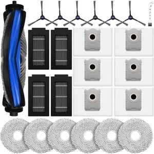 Lot De 24 Accessoires Pour Aspirateur Robot Ecovacs Deebot T50 Pro Omn... pas cher