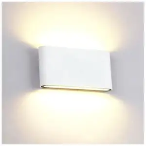Rnemitery - 12W Applique Murale Intérieur Extérieur Lampe Murale Alumi... pas cher