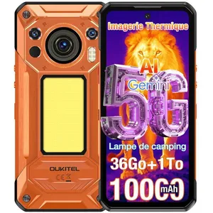 OUKITEL WP500 Ultra Smartphone Avec Imagerie thermique 32Go+1To 10000m...