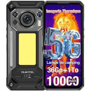 OUKITEL WP500 Ultra Smartphone Avec Imagerie thermique 32Go+1To 10000m...