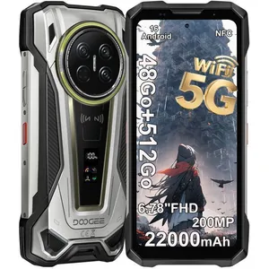 Doogee VMax 2 5G Smartphone Incassable 48Go + 512Go 22000mAh/120W 6.78...