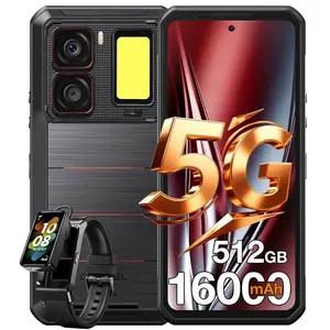 Oukitel WP300 Smartphone Robuste 36 Go + 512 Go 6.8 16000mAh 45W - Noi... pas cher