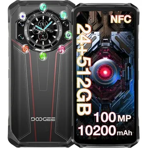 Smartphone Robuste Doogee S119 10200mAh, Android 14, 24Go+512Go/2TB Éc...Vendu parcdiscount
