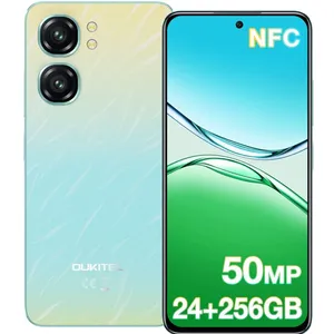 Smartphone Portable - OUKITEL C58PRO - 24(6+28)Go+256Go - 5150mAh - 50MP - 6.7"HD+ 90Hz - Android 14 -NFC/GPS - VertVendu parcdiscount