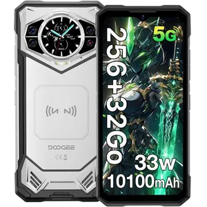DOOGEE S200 - Smartphone Robuste 5G - 10100mAh - 32Go+256Go - 100MP - 6.72"FHD+ - 120Hz - Android 14 - Double Écran - NFC - Noir pas cher
