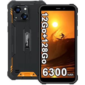 Smartphone Robuste  OUKITEL WP32 - 128 Go 20MP+5MP 5.93" 6300mAh IP68 Téléphone portable Double SIM 4G - NFC/GPS - Orange pas cher