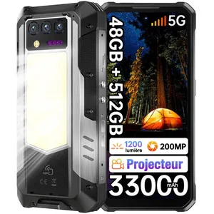 OUKITEL WP100 TITAN Téléphone Portable Incassable 512Go 33000mAh 200MP...