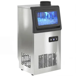 Machine à glaçons commercialeHJKJYX 45 kg/24 h acier inoxydable sous c... pas cher