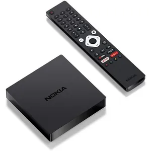 Nokia Smart TV Box 8000, Android TV, 4K Ultra HD TV, HDR10, avec télécommande vocale Bluetooth, Lecteur multimédia en streaming pas cher