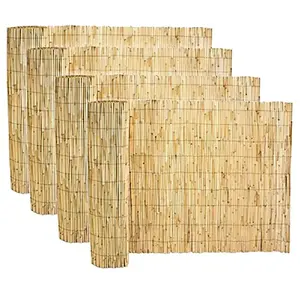 VISIODIRECT Lot de 4 canisse en Bambou brise vue, clôture de jardin décorative extérieur pour jardin et terrasse - P. 100 x L.500 cm pas cher