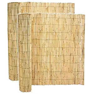 VISIODIRECT Lot de 2 canisse en Bambou brise vue, clôture de jardin décorative extérieur pour jardin et terrasse - P. 150 x L.500 cm pas cher